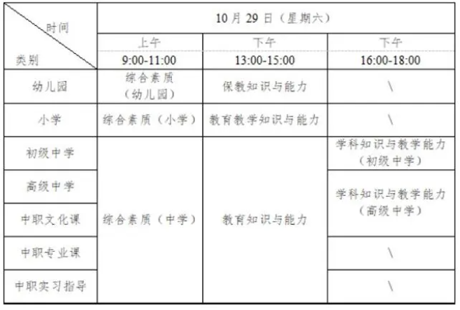 湖南省2022年下半年中小学教师资格笔试时间确定！
